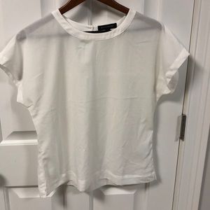 White Banana Republic blouse